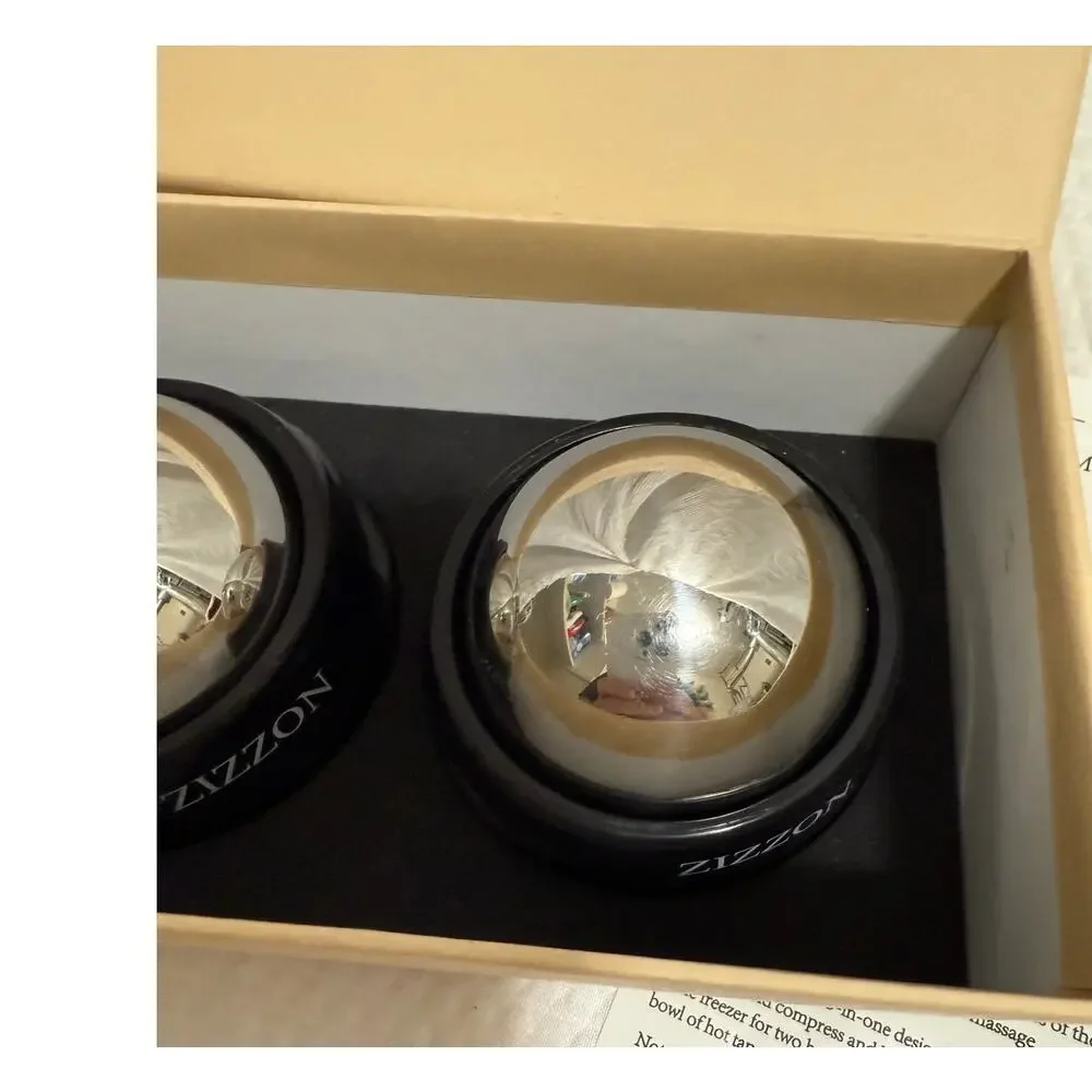 Cold Massage Roller Balls - Set of 2 - Zizzon - New in Box